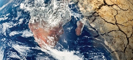 Climate change satalite photo