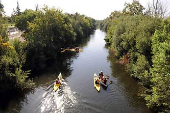 Kayak trip on the LA river
