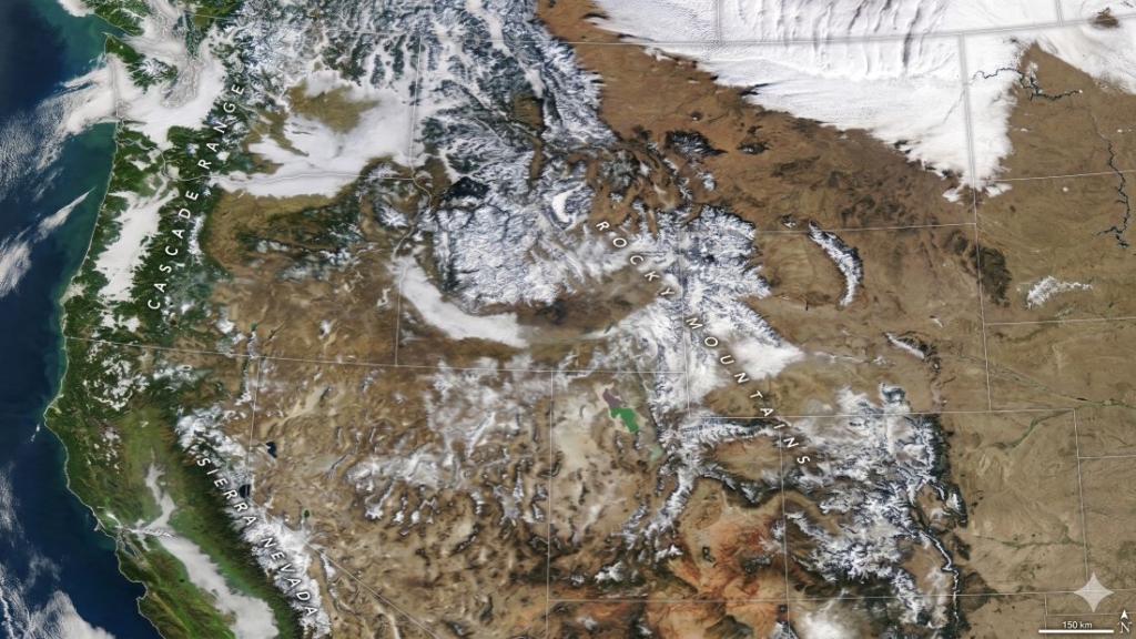 Snowpack in California and West, 4/2026